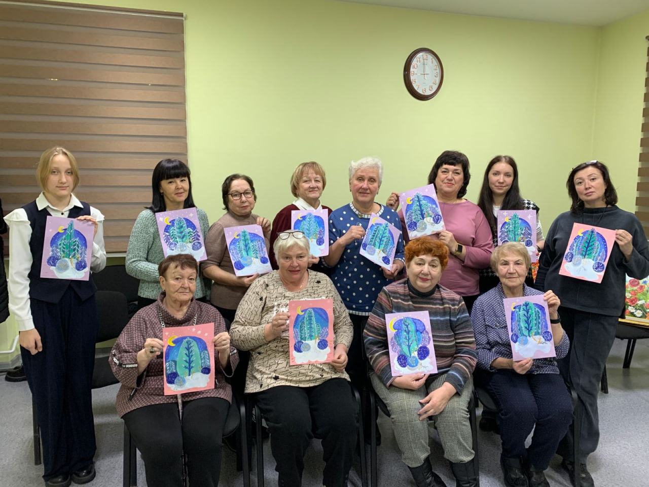 ТОС «Городок ИВАТУ» провел мастер-класс по рисованию