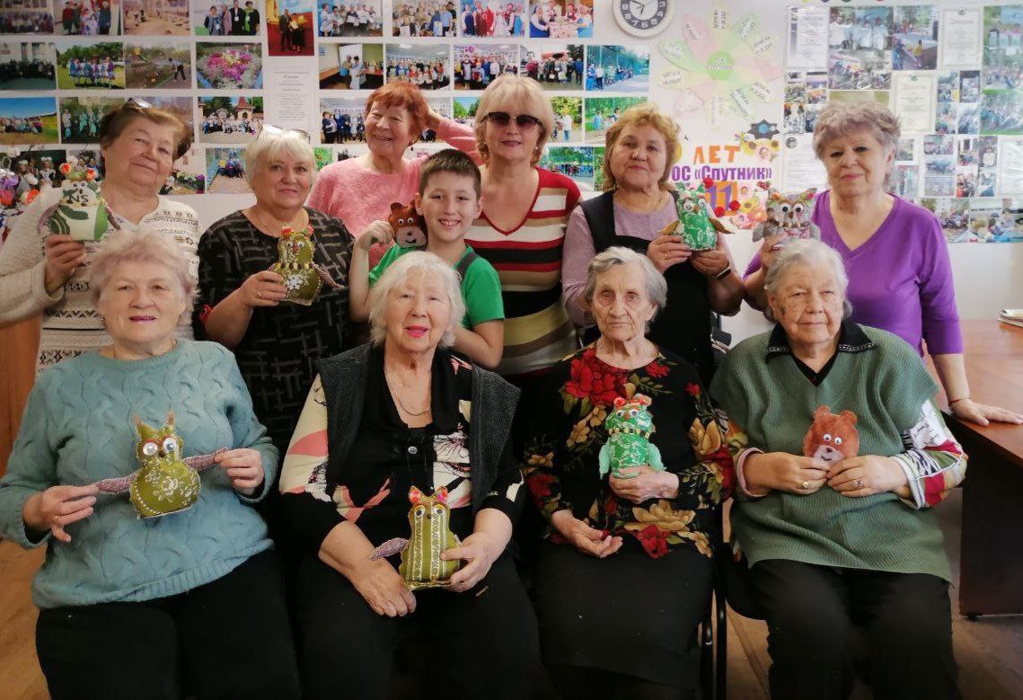 ТОС «Спутник» провел мастер-класс по созданию мягкой игрушки