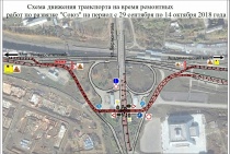 С 29 сентября по 14 октября участок объездной дороги Университетского-Первомайского вдоль микрорайона «Союз» будет закрыт на ремонт